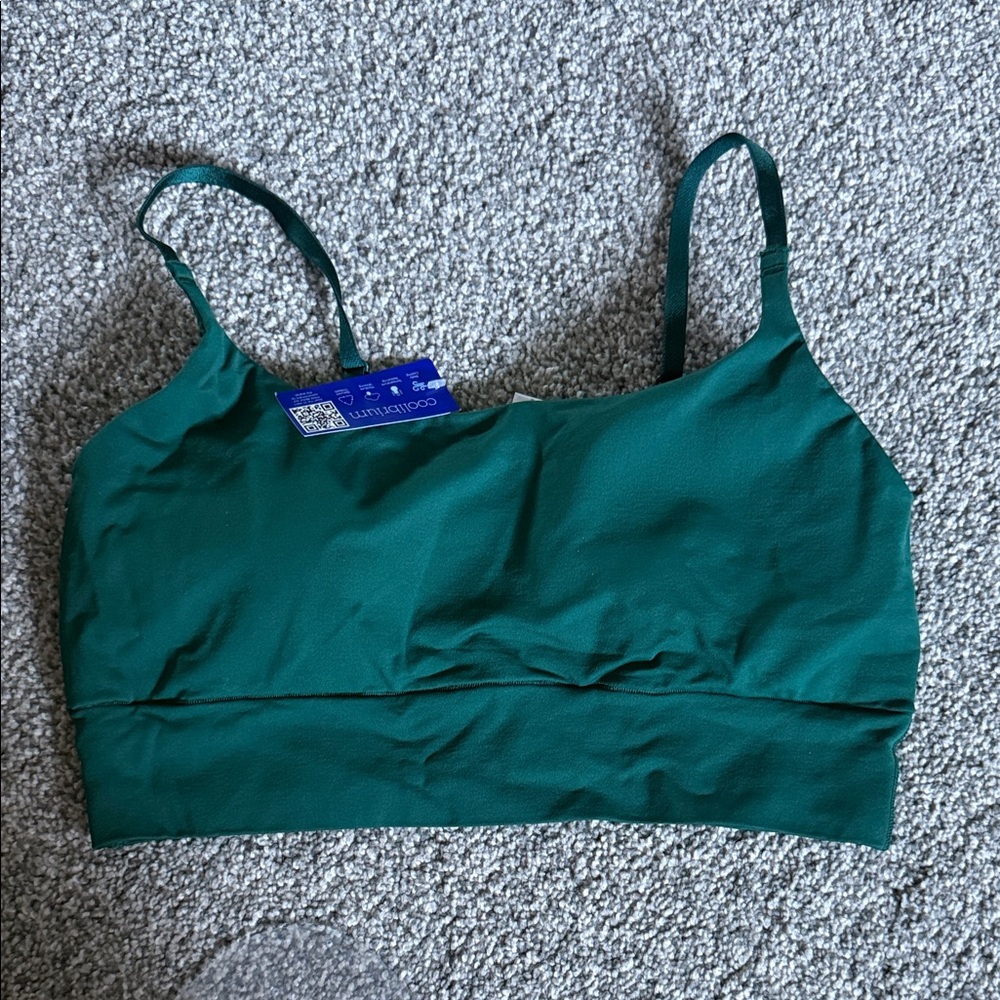 NWT Coolibruim Green Bralette- L